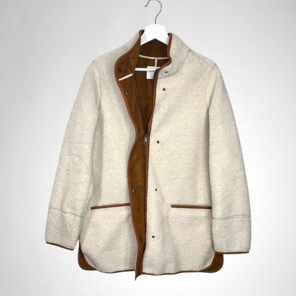 OLD NAVY Faux Sherpa Coat‎ Jacket M - Picture 5 of 10